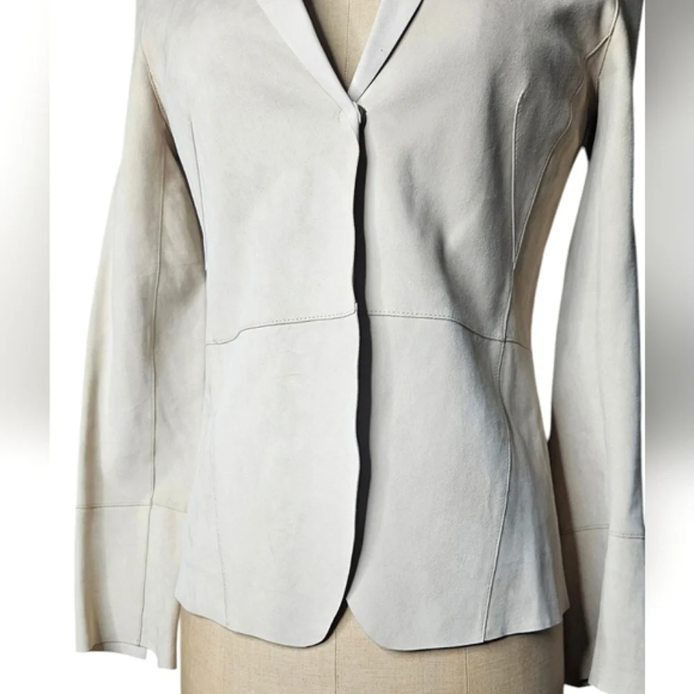 Akris Punto | Lambskin Suede Jacket | Women's | Size 4_11